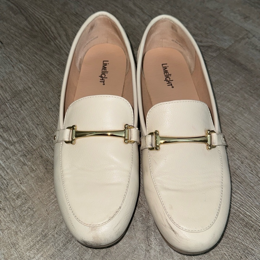 White loafers